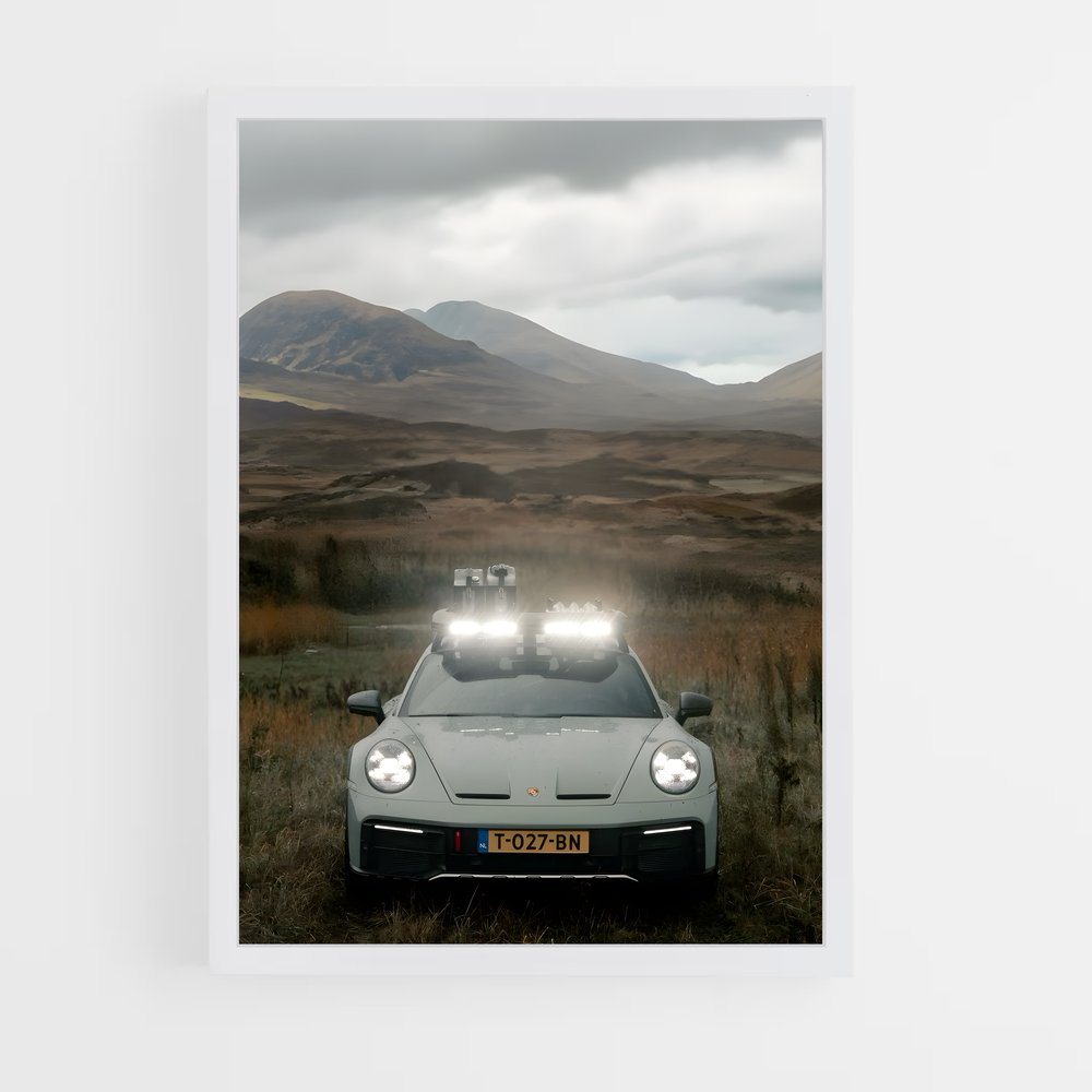 Poster Dakar Adventure – affiche Porsche (vue 3)